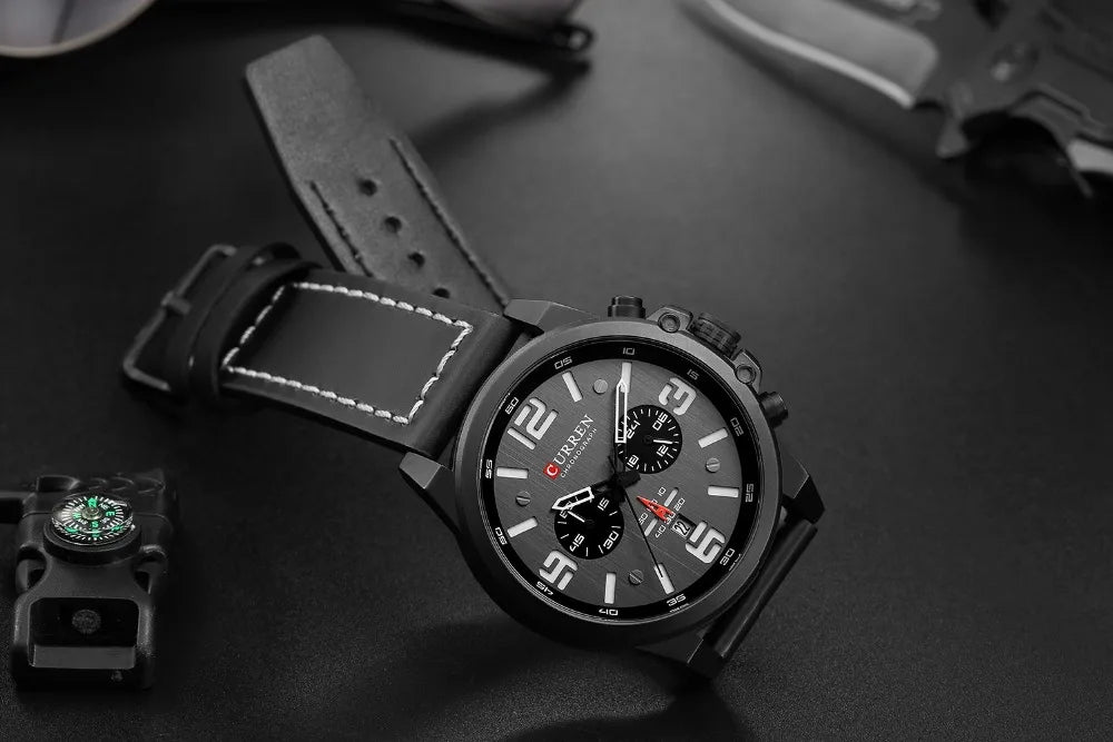 Men's Luxury Quartz Watch – Curren Fashion Sport & Business Wristwatch
