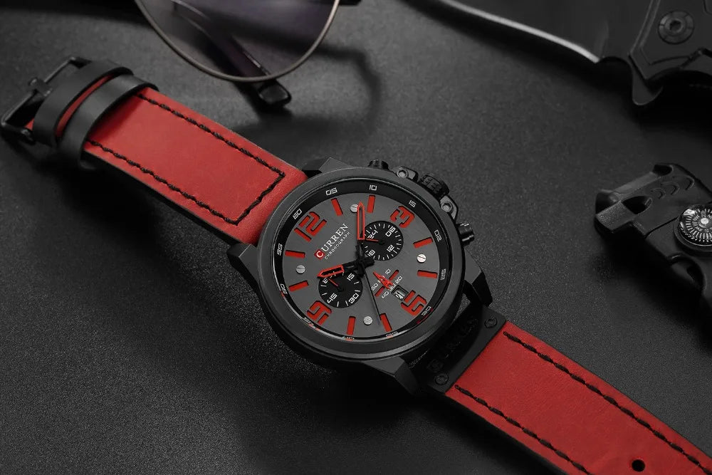 Men's Luxury Quartz Watch – Curren Fashion Sport & Business Wristwatch