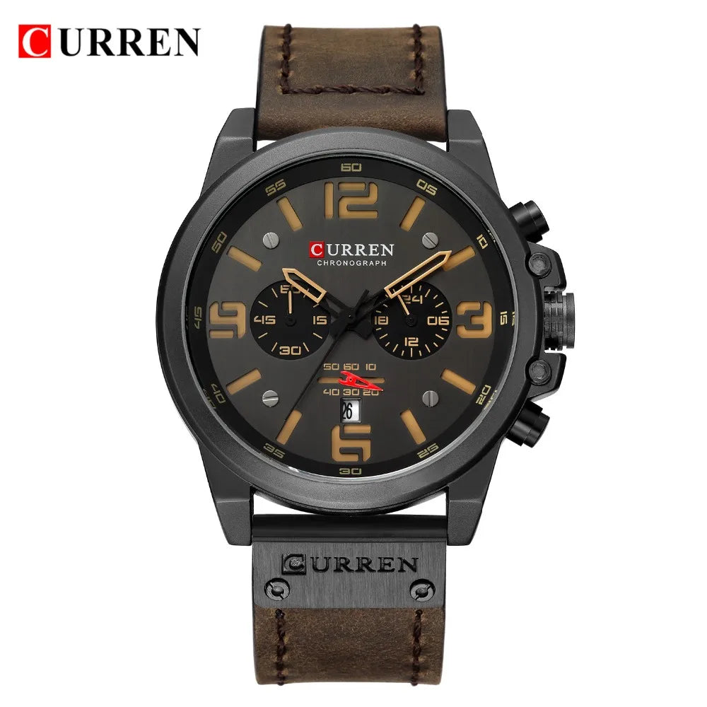 Men's Luxury Quartz Watch – Curren Fashion Sport & Business Wristwatch