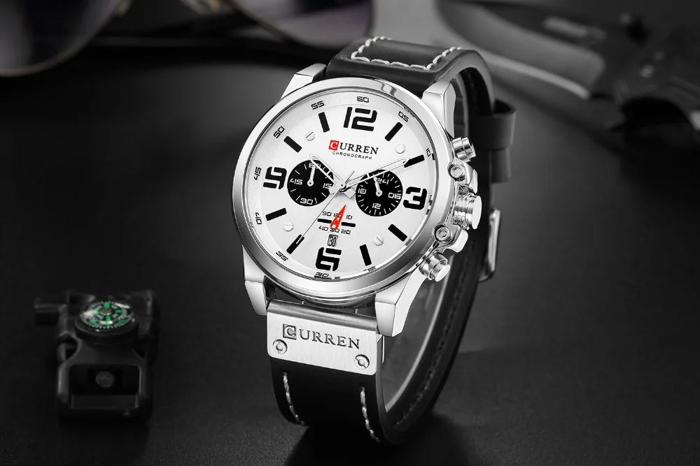 Men's Luxury Quartz Watch – Curren Fashion Sport & Business Wristwatch