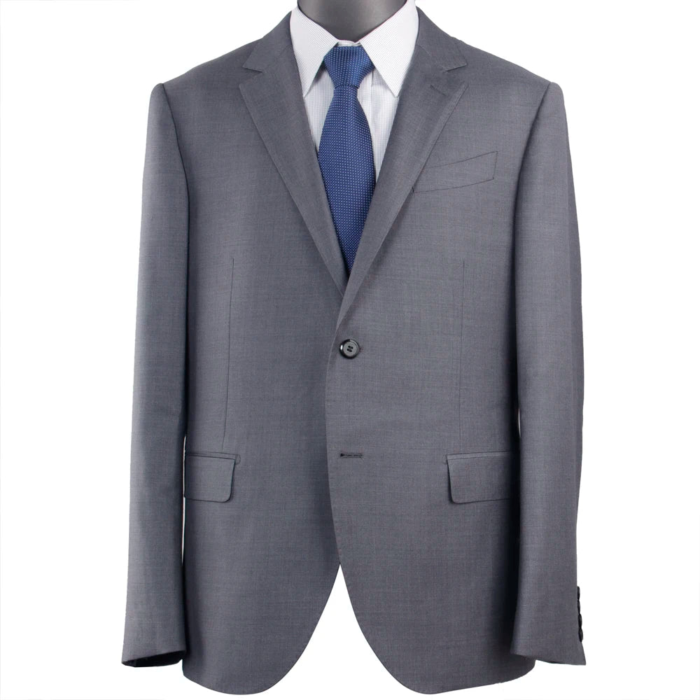 Executive Men’s Grey Wool Made-to-Measure Suit