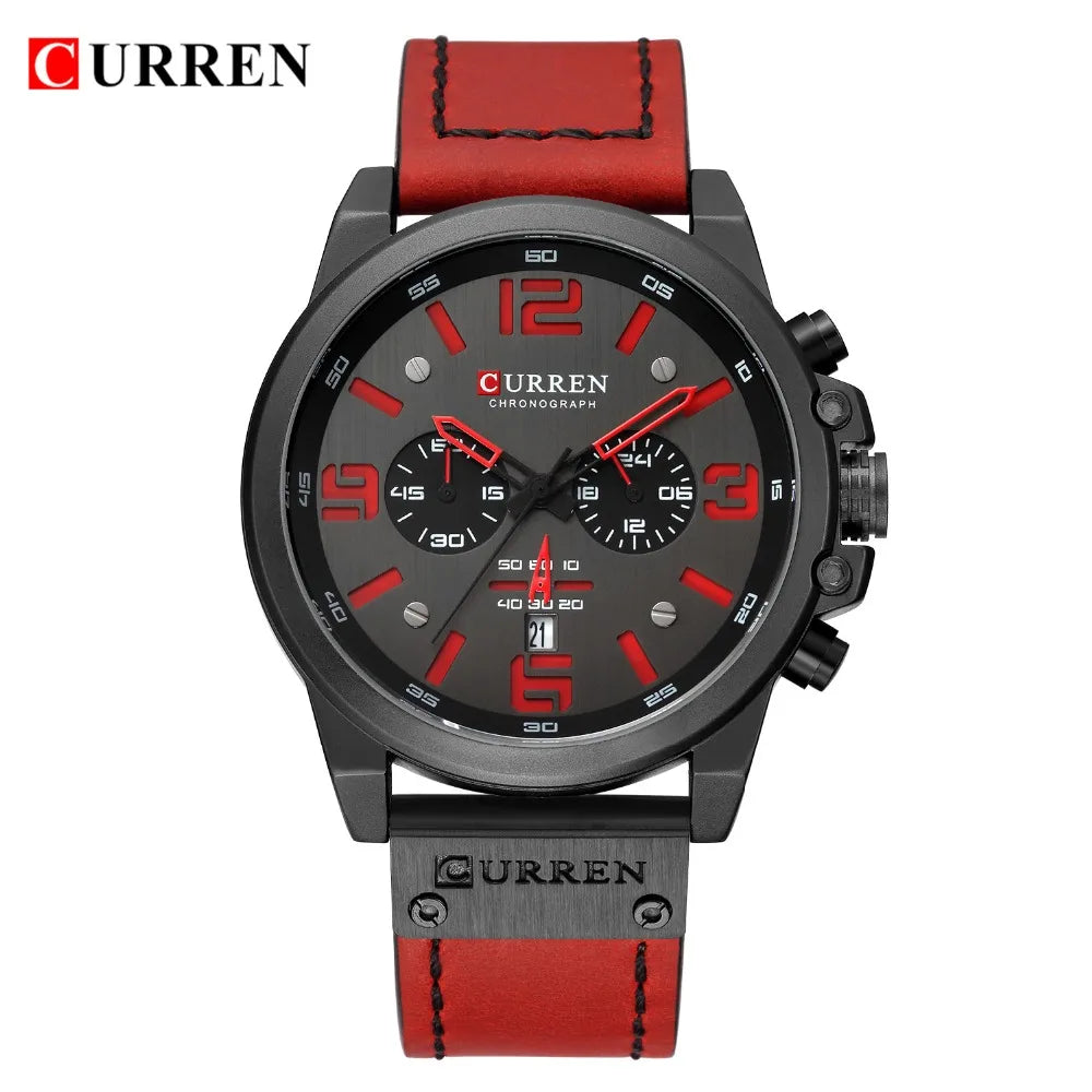 Men's Luxury Quartz Watch – Curren Fashion Sport & Business Wristwatch