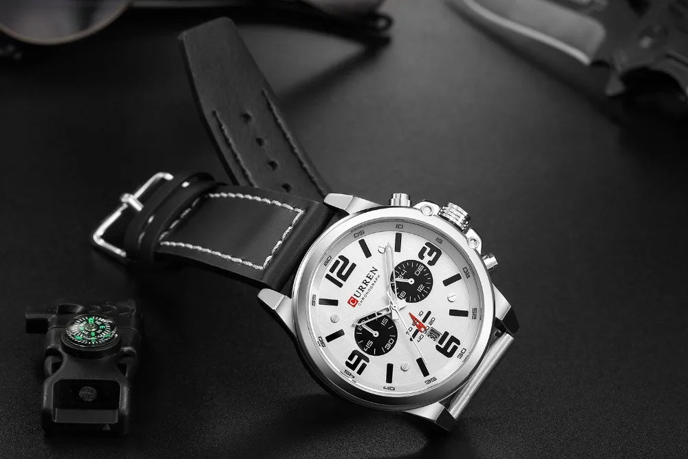 Men's Luxury Quartz Watch – Curren Fashion Sport & Business Wristwatch