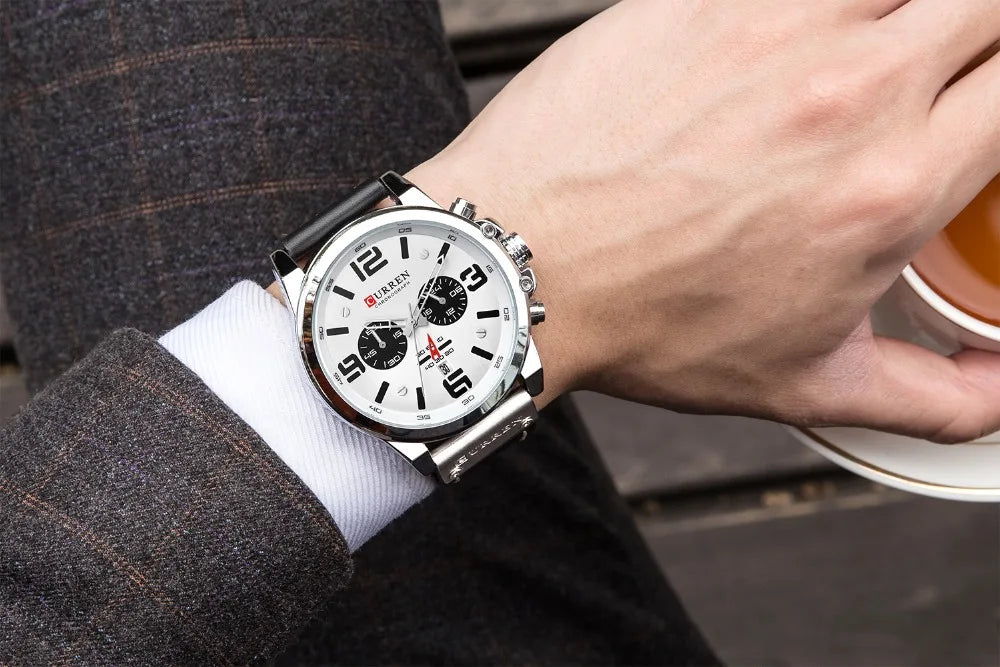 Men's Luxury Quartz Watch – Curren Fashion Sport & Business Wristwatch