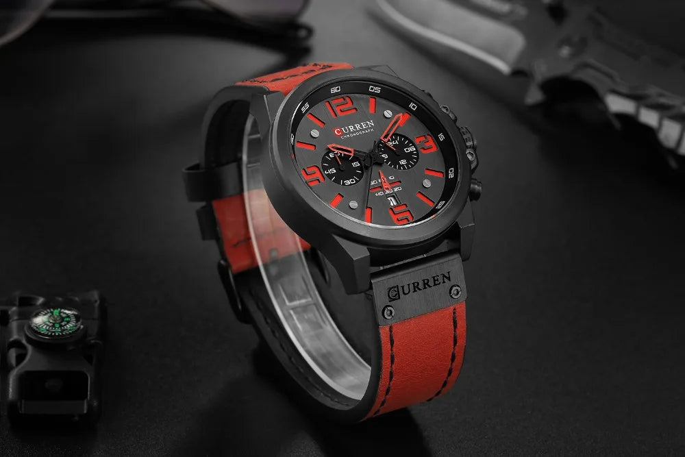 Men's Luxury Quartz Watch – Curren Fashion Sport & Business Wristwatch
