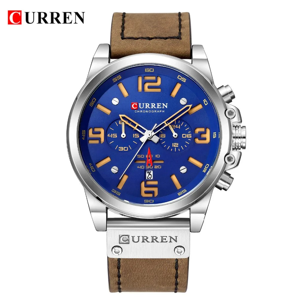 Men's Luxury Quartz Watch – Curren Fashion Sport & Business Wristwatch