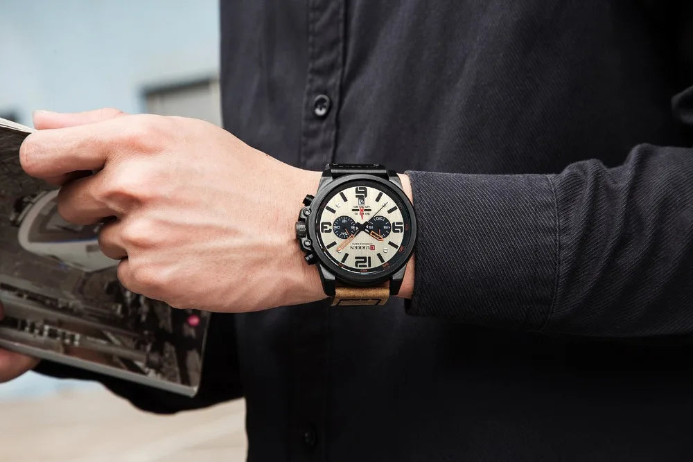 Men's Luxury Quartz Watch – Curren Fashion Sport & Business Wristwatch