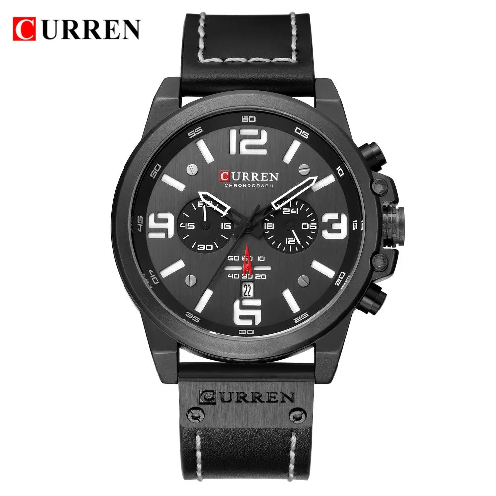 Men's Luxury Quartz Watch – Curren Fashion Sport & Business Wristwatch