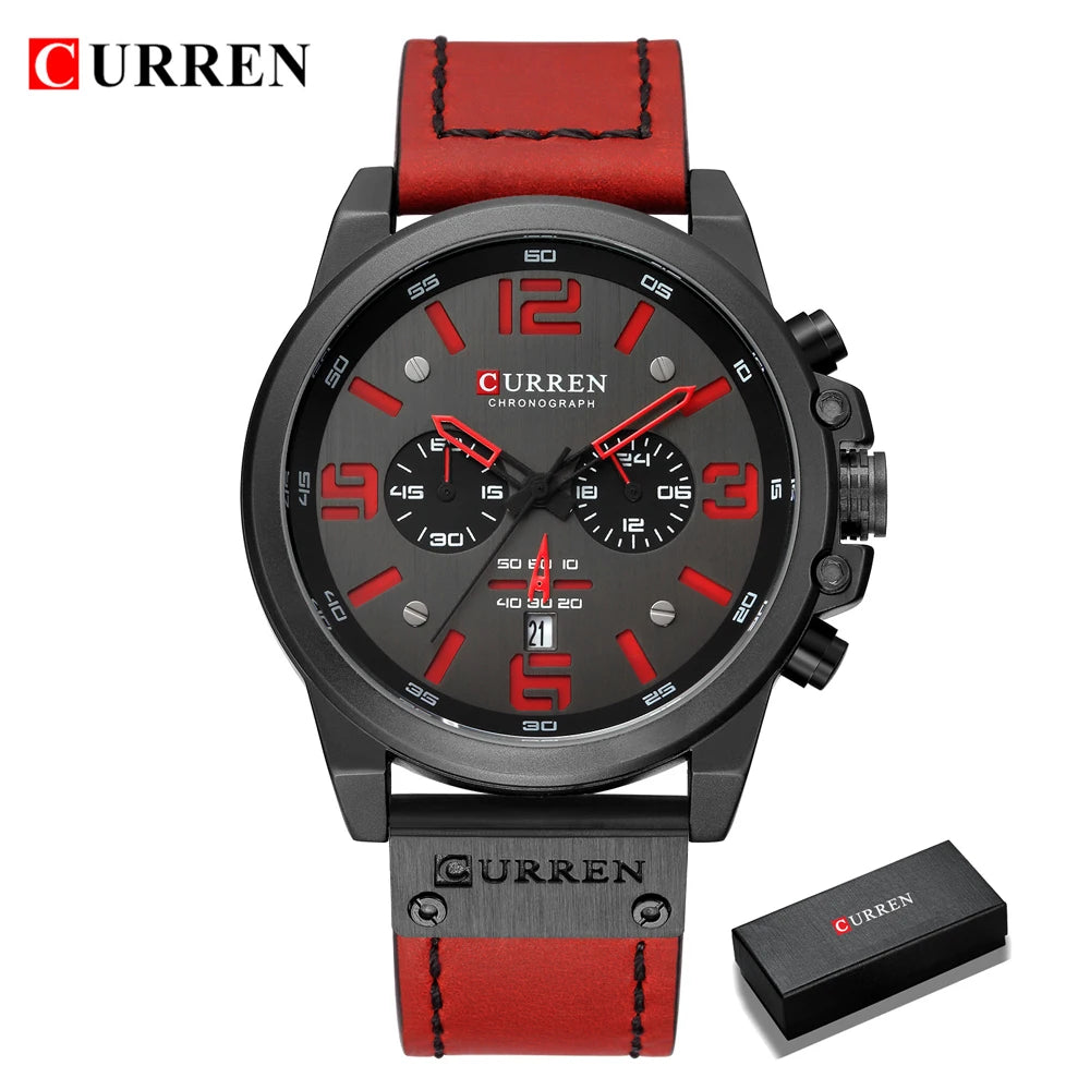 Men's Luxury Quartz Watch – Curren Fashion Sport & Business Wristwatch
