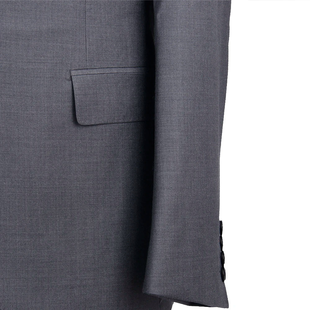 Executive Men’s Grey Wool Made-to-Measure Suit
