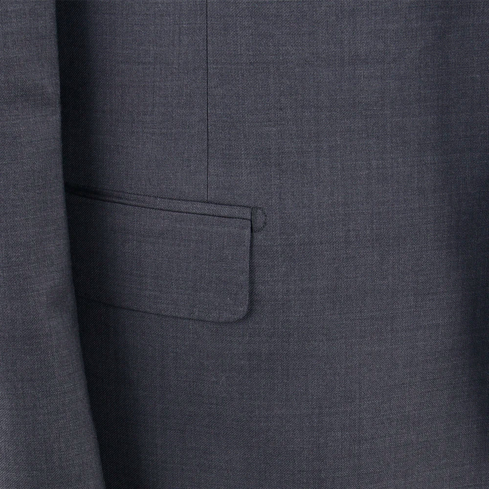 Executive Men’s Grey Wool Made-to-Measure Suit