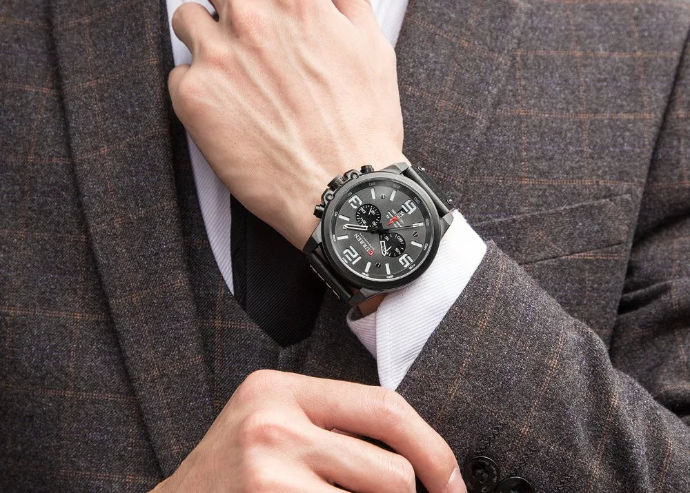 Men's Luxury Quartz Watch – Curren Fashion Sport & Business Wristwatch