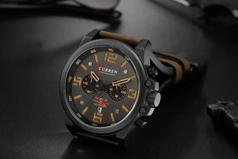 Men's Luxury Quartz Watch – Curren Fashion Sport & Business Wristwatch