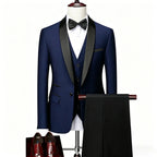 Gala Men’s 3-Piece Tuxedo with Shawl Lapels