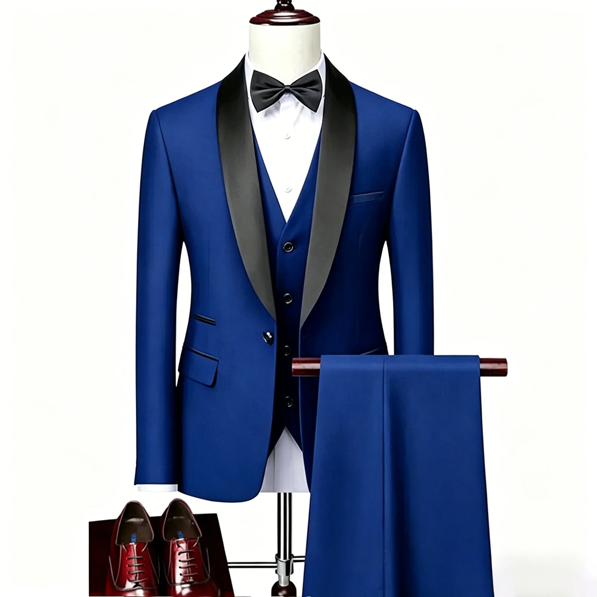 Gala Men’s 3-Piece Tuxedo with Shawl Lapels