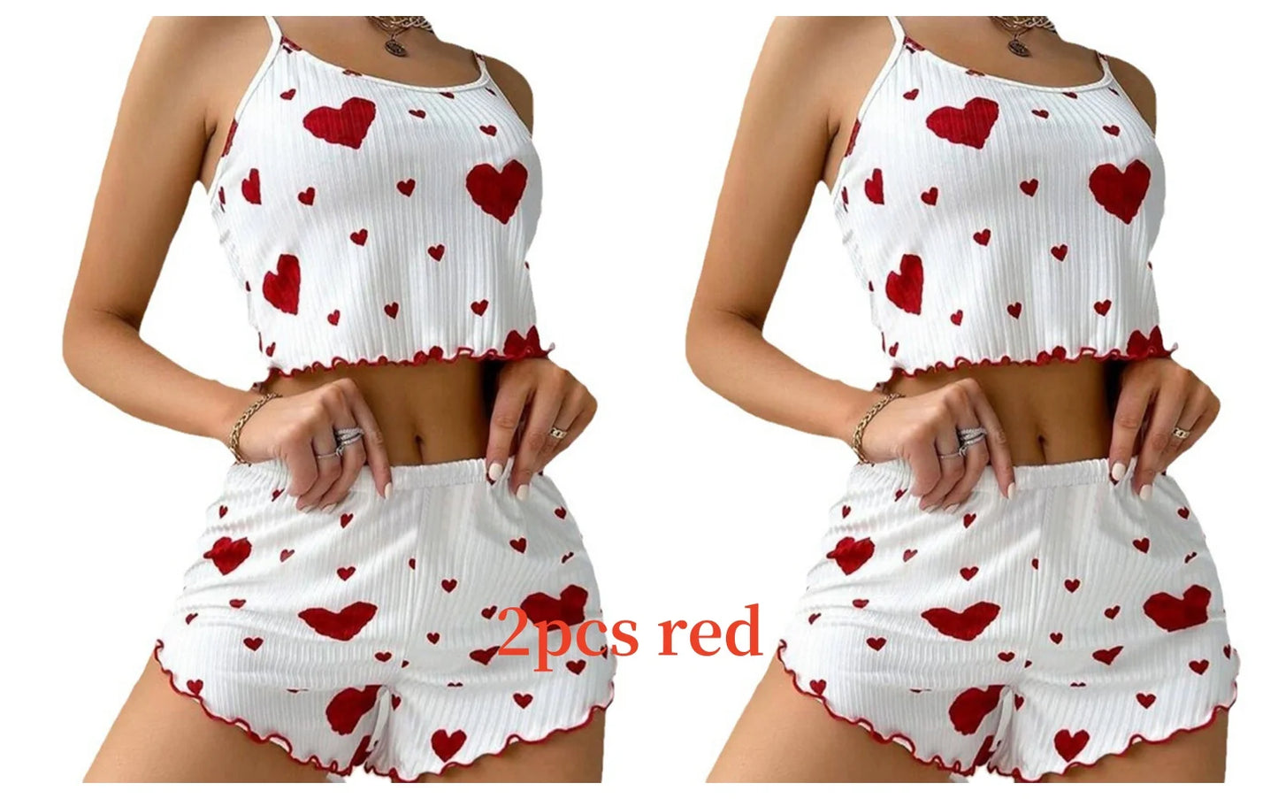 Women's Summer Sleepwear Set – Tank Top & Shorts, S–XL