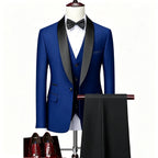 Gala Men’s 3-Piece Tuxedo with Shawl Lapels