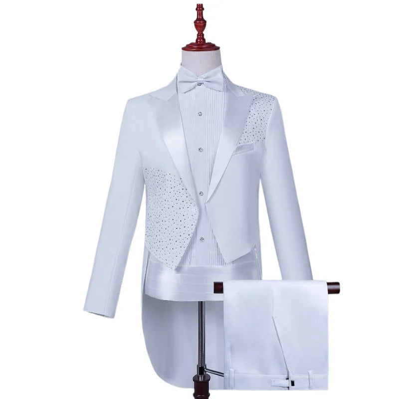 Spotlight Men’s Embellished Slim-Fit Tuxedo