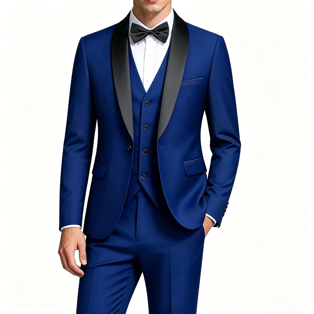 Gala Men’s 3-Piece Tuxedo with Shawl Lapels