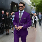 Men’s Slim-Fit Light Grey Suit, Jacket & Trousers