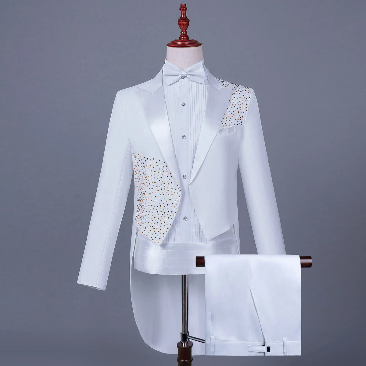 Spotlight Men’s Embellished Slim-Fit Tuxedo