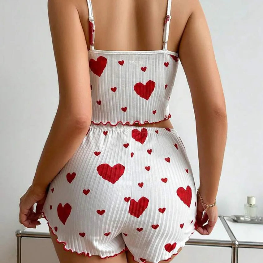 Women's Summer Sleepwear Set – Tank Top & Shorts, S–XL