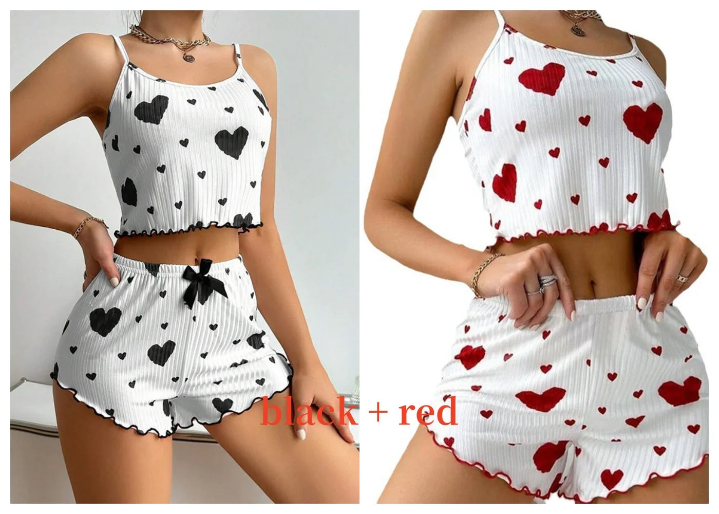 Women's Summer Sleepwear Set – Tank Top & Shorts, S–XL