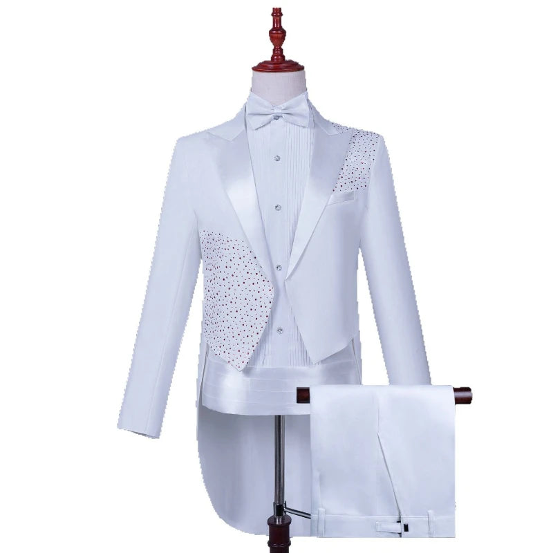 Spotlight Men’s Embellished Slim-Fit Tuxedo