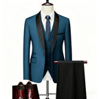 Gala Men’s 3-Piece Tuxedo with Shawl Lapels