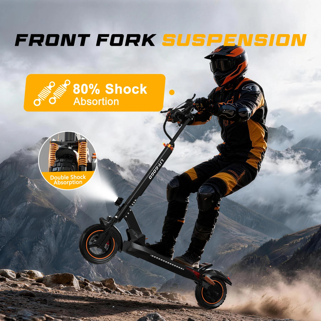 LIT-M4 Foldable Electric Scooter, 800W, 10-Inch Tires