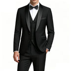 Gala Men’s 3-Piece Tuxedo with Shawl Lapels