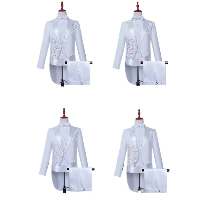 Spotlight Men’s Embellished Slim-Fit Tuxedo