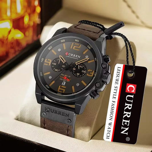 Men's Luxury Quartz Watch – Curren Fashion Sport & Business Wristwatch