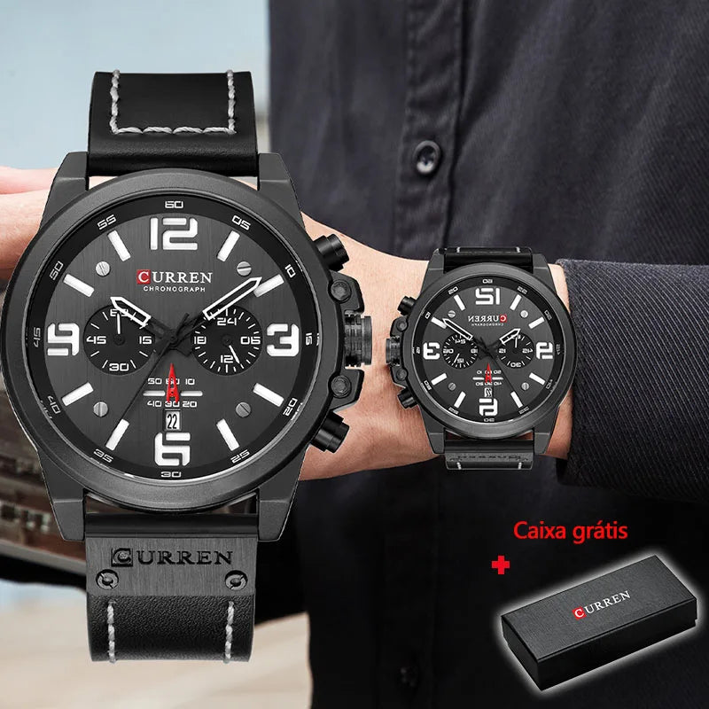 Men's Luxury Quartz Watch – Curren Fashion Sport & Business Wristwatch