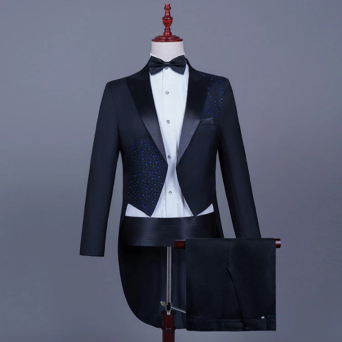 Spotlight Men’s Embellished Slim-Fit Tuxedo