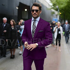Men’s Slim-Fit Light Grey Suit, Jacket & Trousers