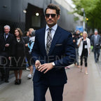 Men’s Slim-Fit Light Grey Suit, Jacket & Trousers