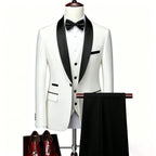 Gala Men’s 3-Piece Tuxedo with Shawl Lapels
