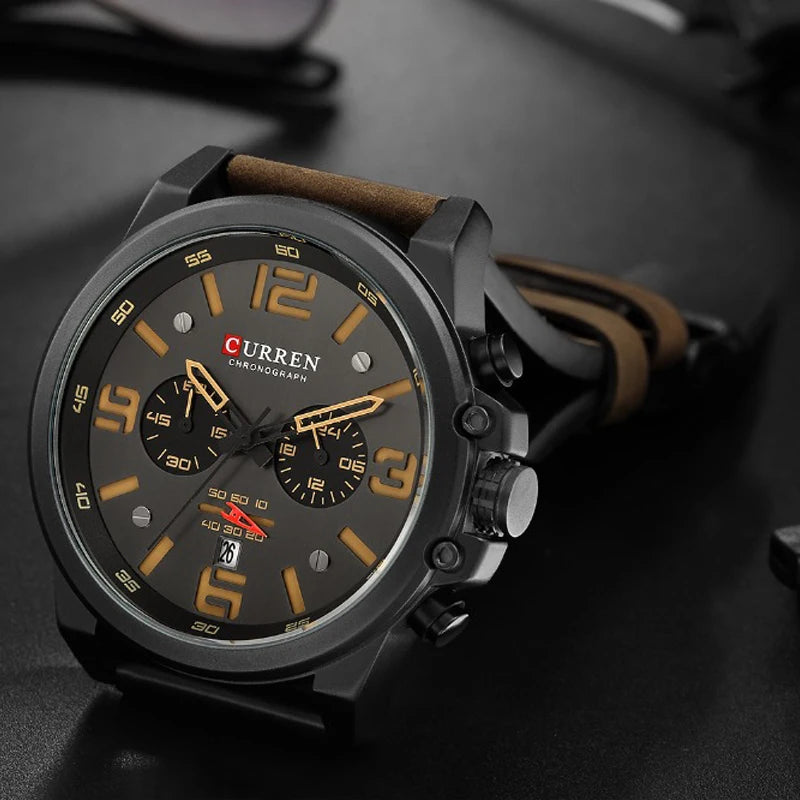 Men's Luxury Quartz Watch – Curren Fashion Sport & Business Wristwatch