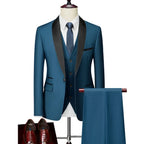 Gala Men’s 3-Piece Tuxedo with Shawl Lapels