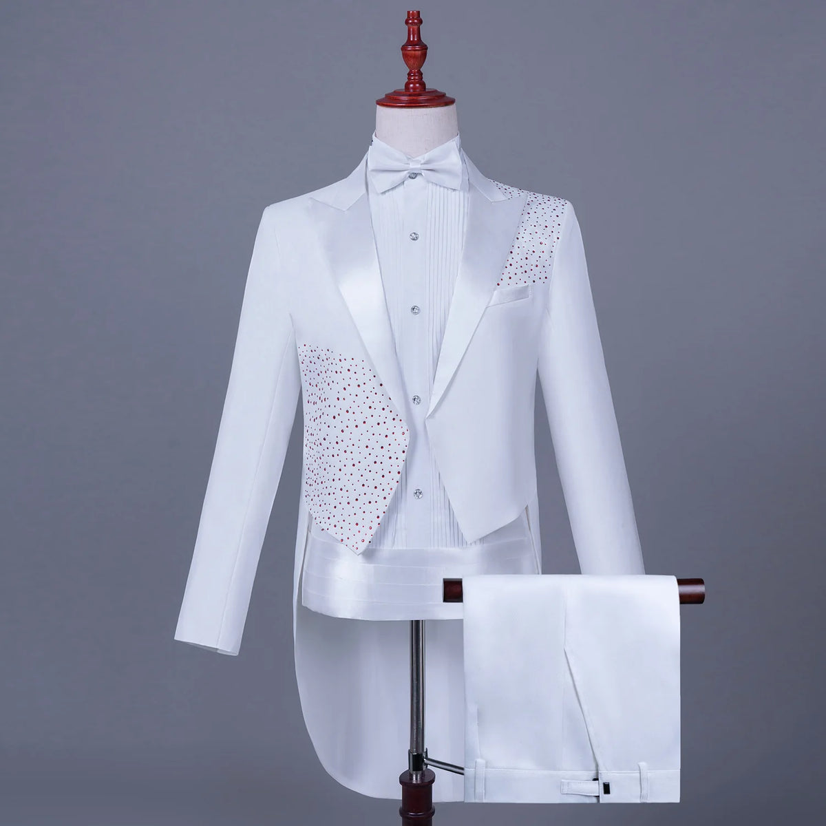 Spotlight Men’s Embellished Slim-Fit Tuxedo