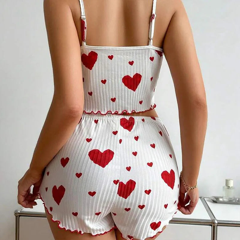 Women's Summer Sleepwear Set – Tank Top & Shorts, S–XL