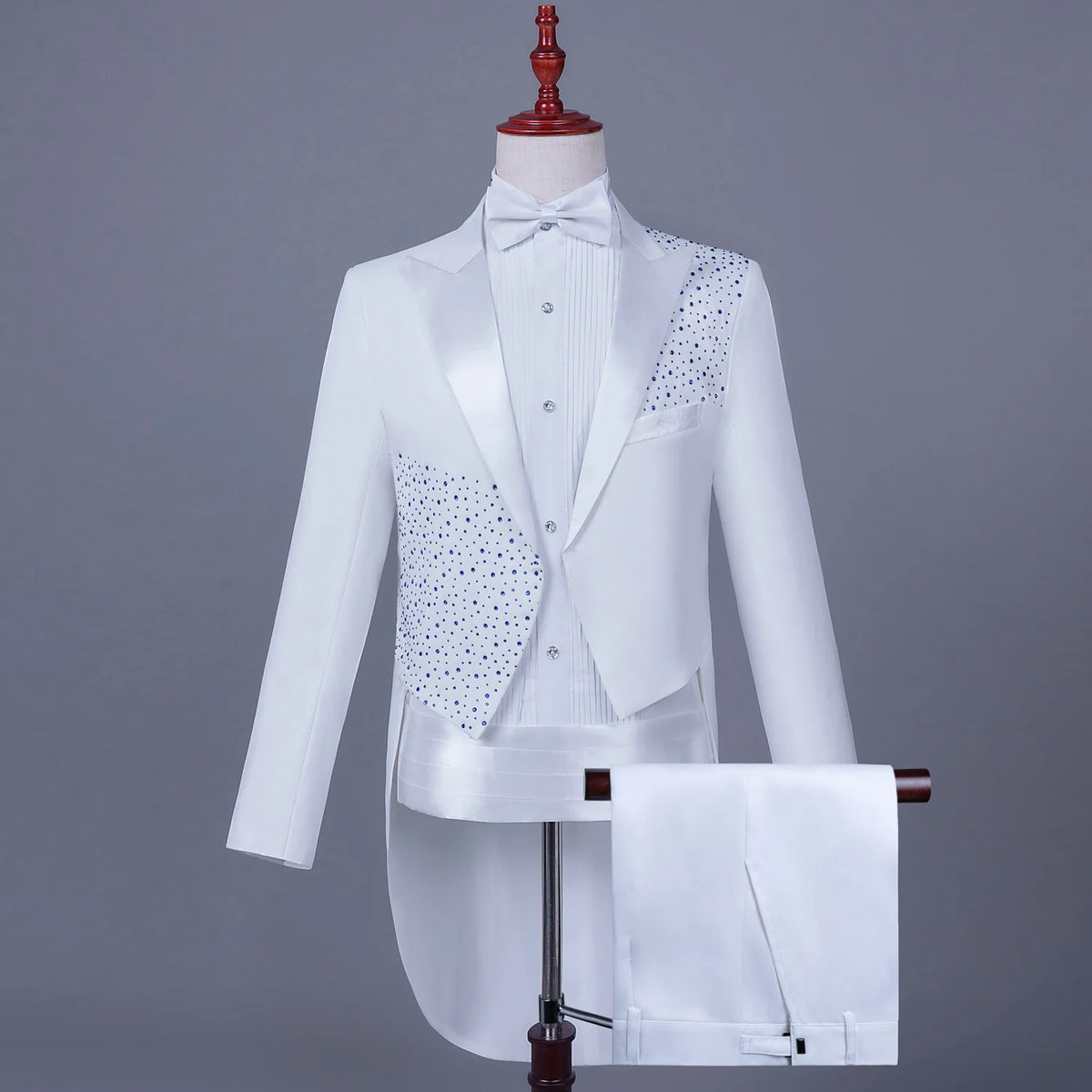 Spotlight Men’s Embellished Slim-Fit Tuxedo