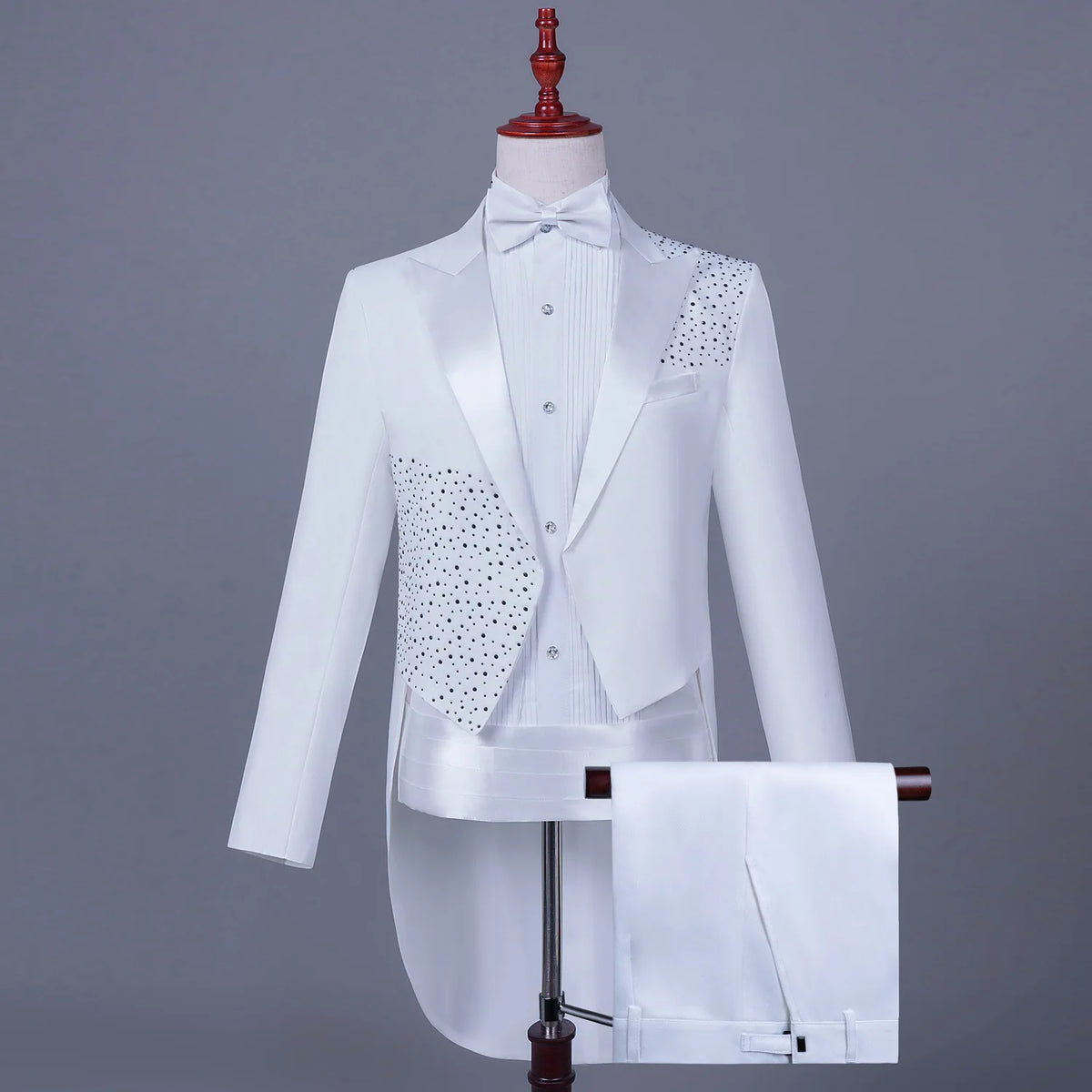 Spotlight Men’s Embellished Slim-Fit Tuxedo